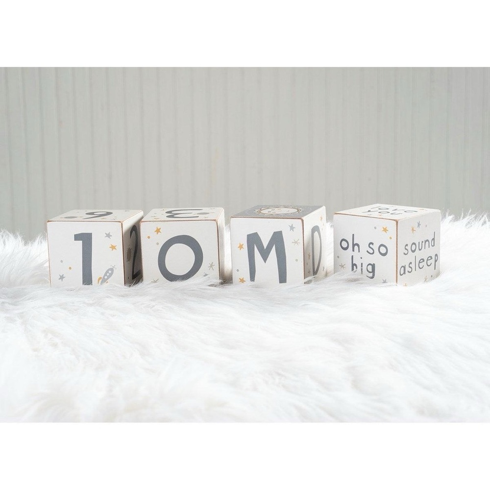 Galaxy Baby Milestone Blocks